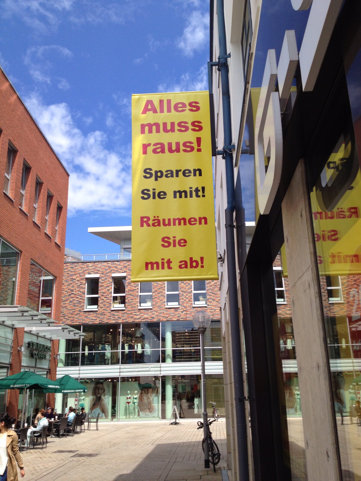 Geschäftsaufgabe Räumungsverkauf